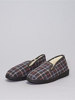 Geruite pantoffels - Kiabi