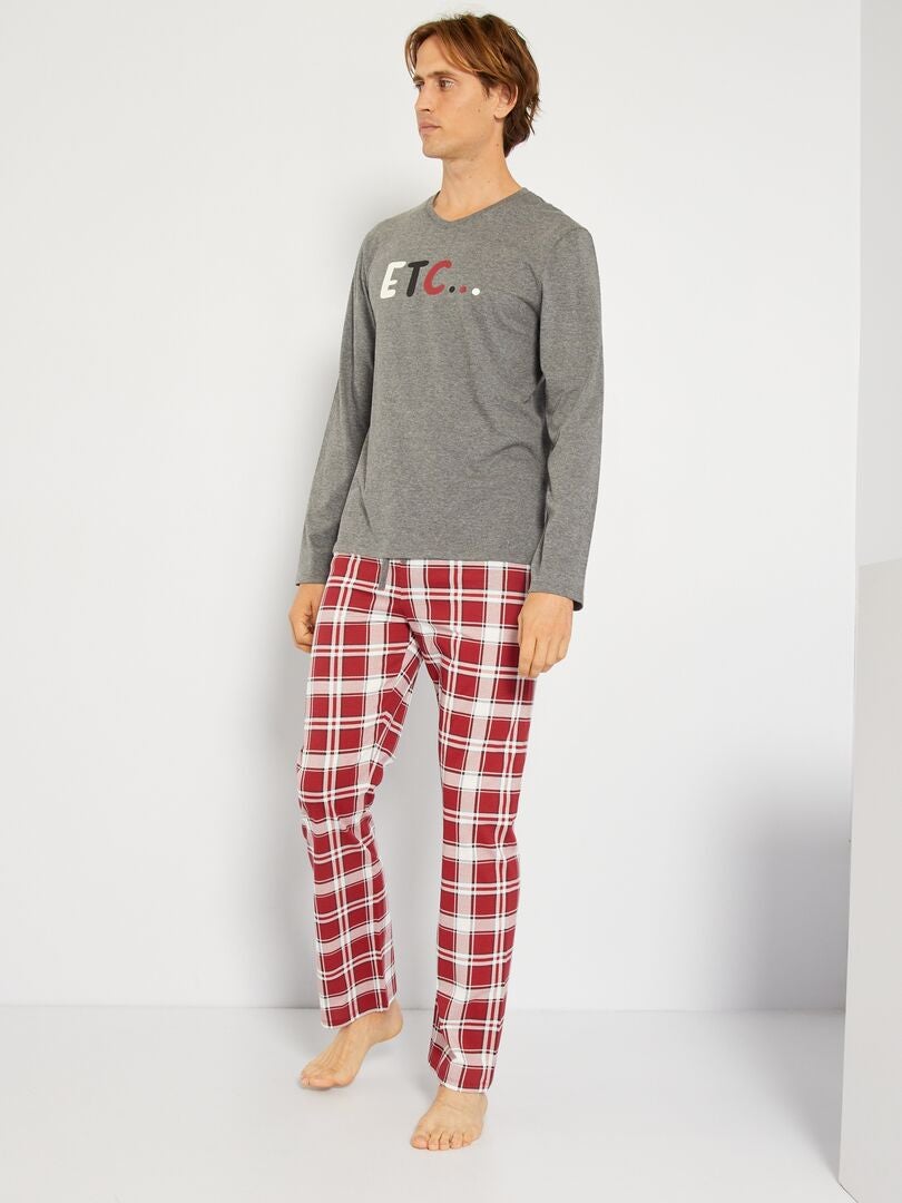 Pyjama best sale homme kiabi