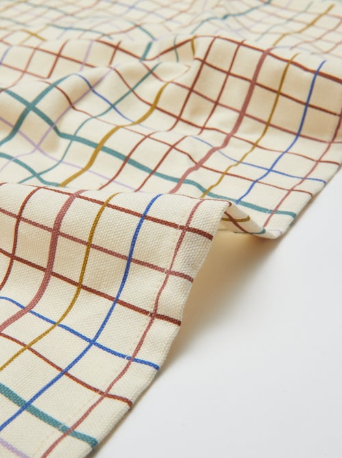 Geruite tafelkleed 150 x 270 - Kiabi Home - Kiabi Geruite tafelkleed 150 x 270 - Kiabi Home - Kiabi