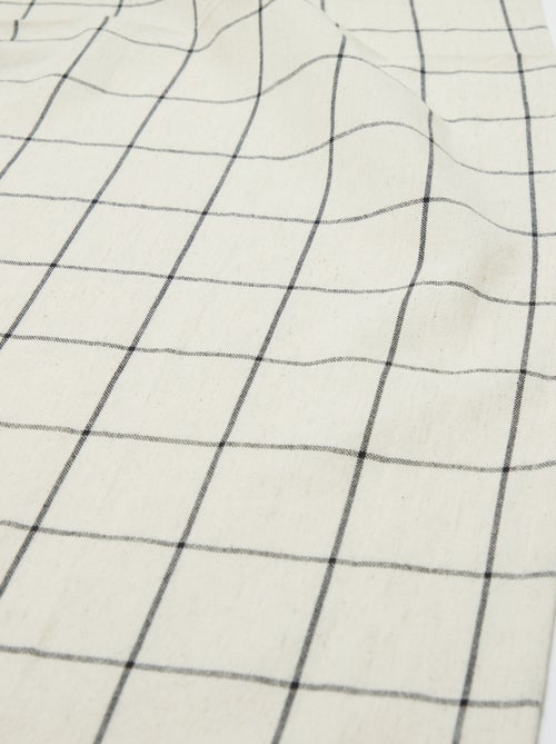 Geruite tafelkleed (155x155 cm) - Kiabi Home - Kiabi Geruite tafelkleed (155x155 cm) - Kiabi Home - Kiabi