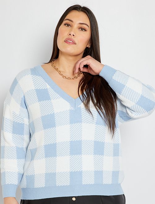 geruite sweater dames