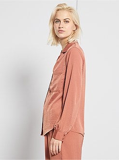 Gesatineerde overhemdbloes - Kiabi