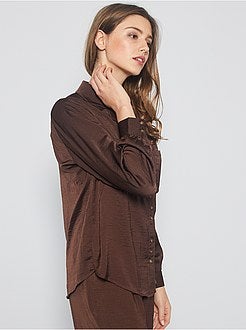 Gesatineerde overhemdbloes - Kiabi