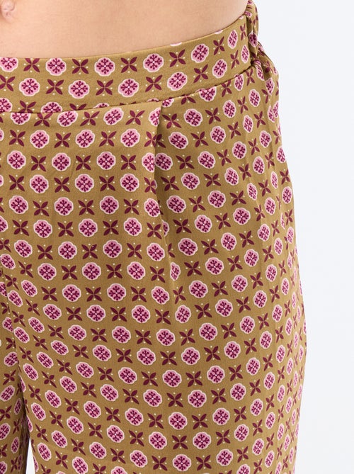 Gesatineerde pyjama met print - Kiabi