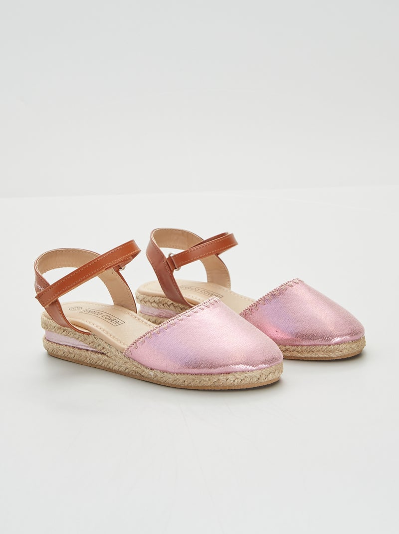 Gesloten sandalen roze - Kiabi