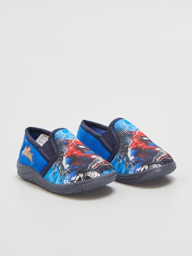 Gesloten Spider-Man-sloffen BLAUW - Kiabi