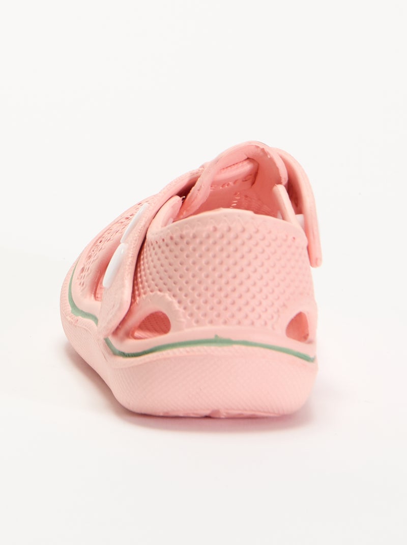 Gesloten strandsandalen Rose - Kiabi