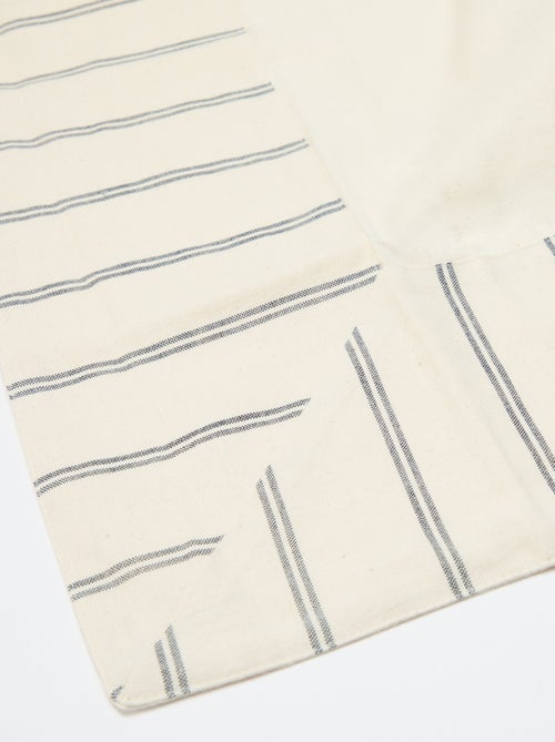 Gestreept katoenen tafelkleed (150x150 cm) - Kiabi Home - Kiabi