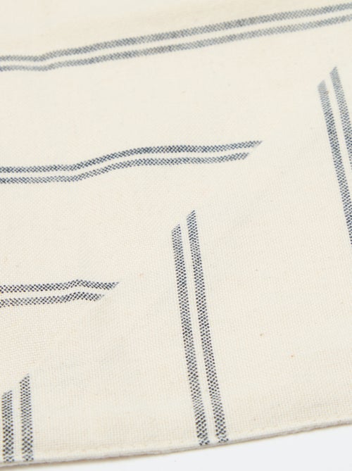 Gestreept katoenen tafelkleed (150x300 cm) - Kiabi Home - Kiabi