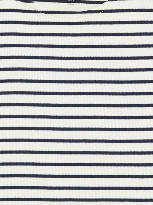 Gestreept mouwloos T-shirt - Kiabi