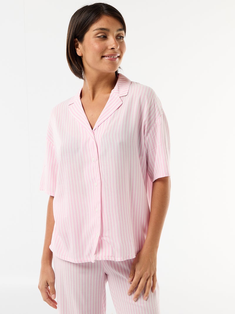 Gestreept nachthemdset Rose - Kiabi