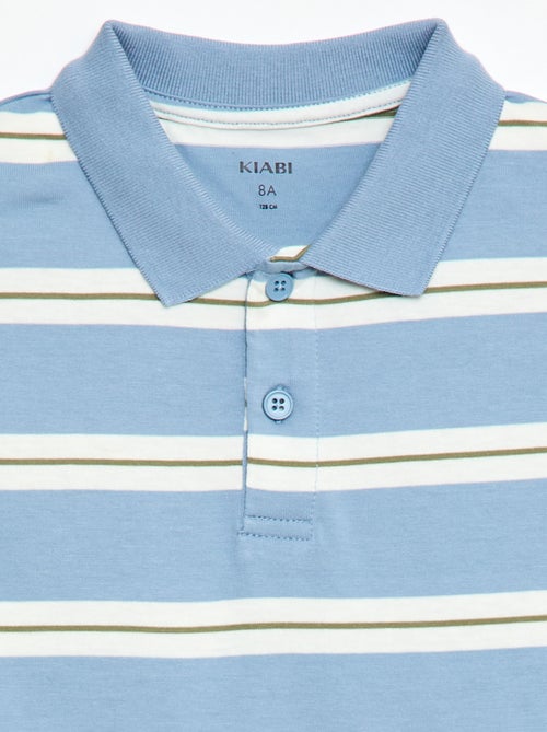Gestreept poloshirt met korte mouwen - Kiabi