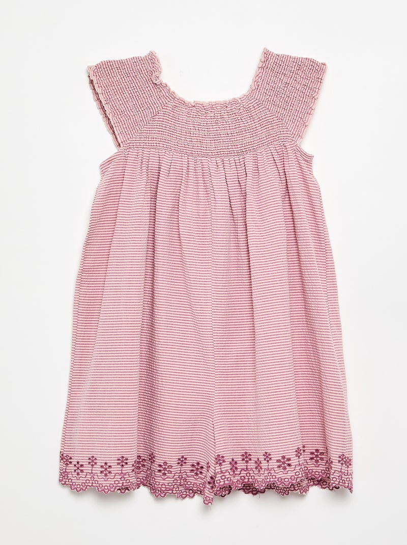 Gestreept seersucker playsuit Rose - Kiabi