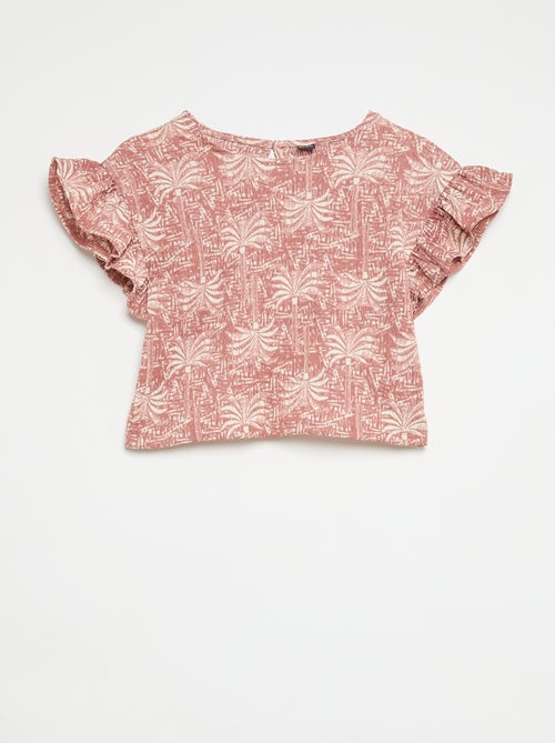 Gestreept set T-shirt + broek - 2-delig - Kiabi