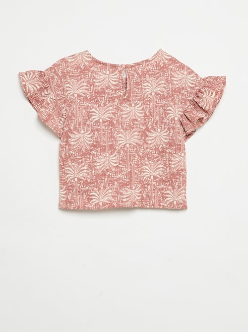 Gestreept set T-shirt + broek - 2-delig - Kiabi