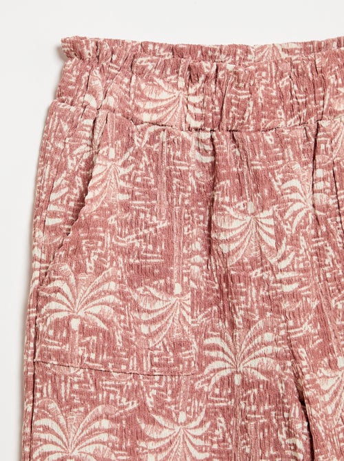 Gestreept set T-shirt + broek - 2-delig - Kiabi