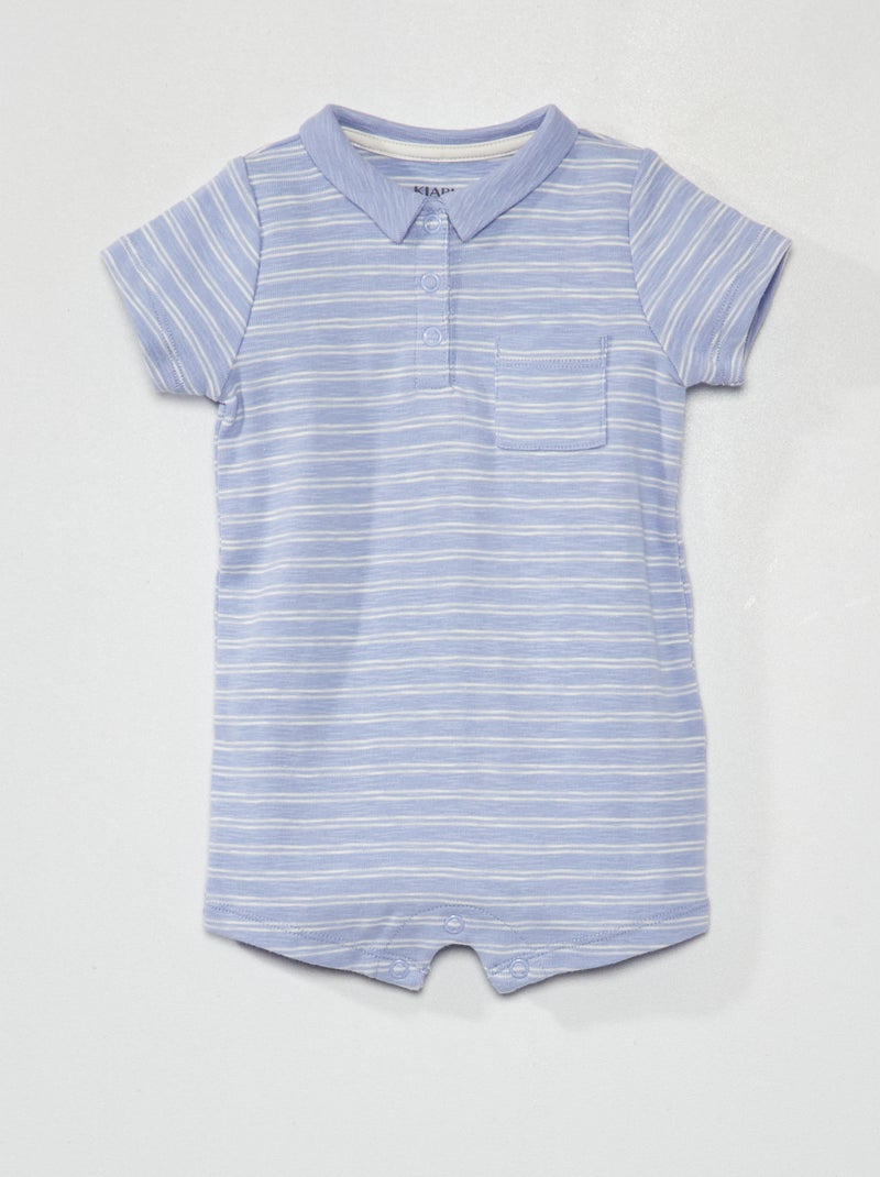 Gestreept slaappakje BLAUW - Kiabi