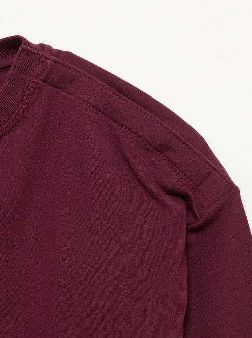 Gestreept T-shirt met klittenbandsluiting op de schouder - makkelijk aan te trekken collectie - Kiabi Gestreept T-shirt met klittenbandsluiting op de schouder - makkelijk aan te trekken collectie - Kiabi