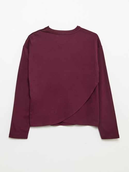 Gestreept T-shirt met klittenbandsluiting op de schouder - makkelijk aan te trekken collectie - Kiabi Gestreept T-shirt met klittenbandsluiting op de schouder - makkelijk aan te trekken collectie - Kiabi