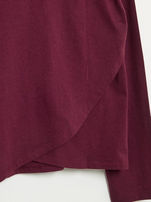 Gestreept T-shirt met klittenbandsluiting op de schouder - makkelijk aan te trekken collectie - Kiabi Gestreept T-shirt met klittenbandsluiting op de schouder - makkelijk aan te trekken collectie - Kiabi