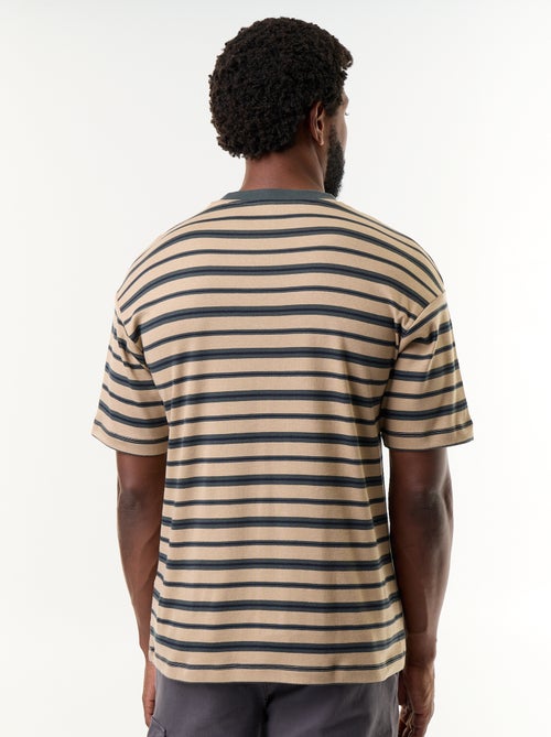 Gestreept T-shirt met korte mouwen - Kiabi