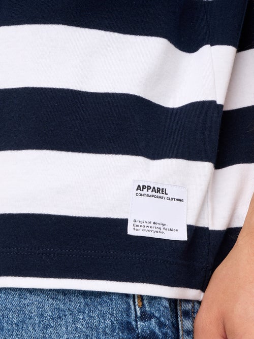 Gestreept T-shirt met korte mouwen - Kiabi