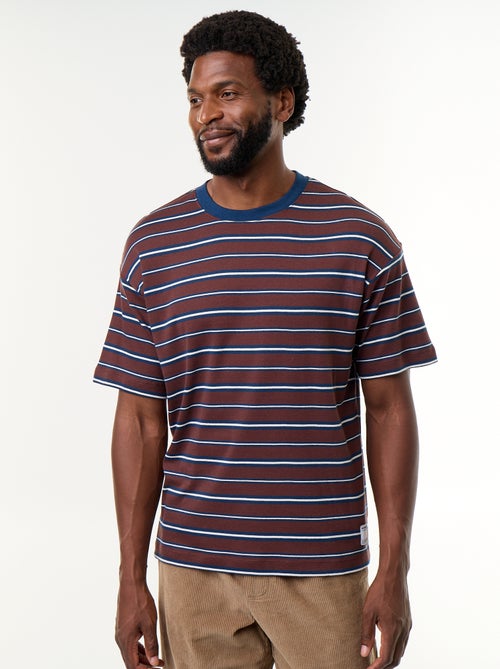 Gestreept T-shirt met korte mouwen - Kiabi