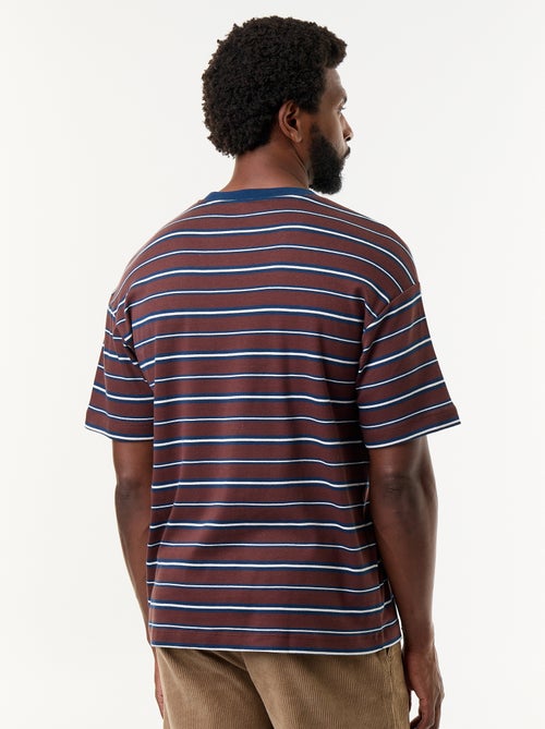 Gestreept T-shirt met korte mouwen - Kiabi
