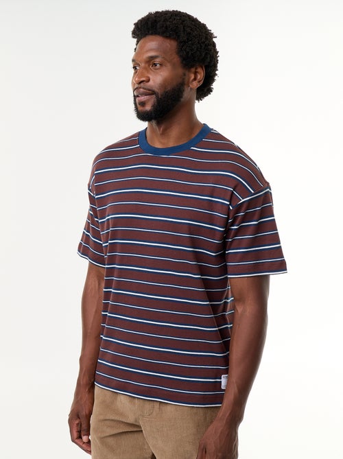 Gestreept T-shirt met korte mouwen - Kiabi