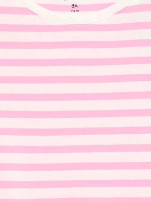 Gestreept T-shirt met korte mouwen - Kiabi