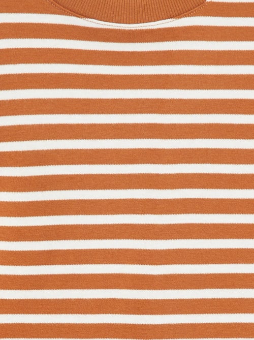 Gestreept T-shirt met lange mouw - Kiabi