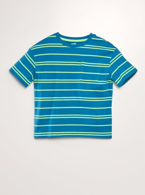Gestreept T-shirt van jersey - Kiabi