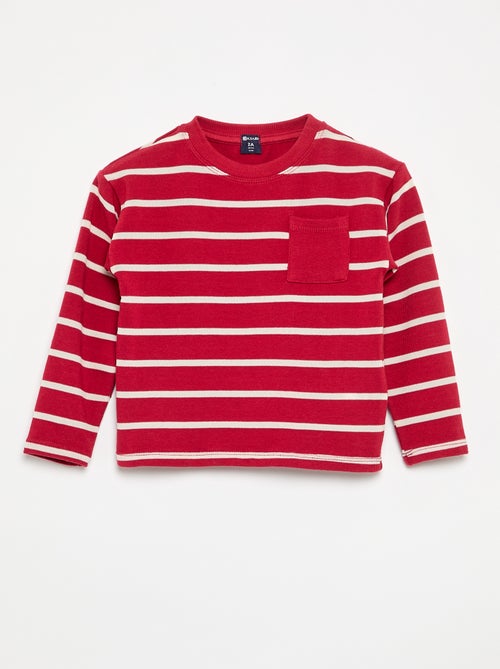 Gestreept T-shirt van jerseytricot - Kiabi