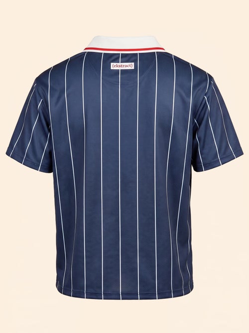 Gestreept voetbal-T-shirt met korte mouwen (Ekstract) - Kiabi