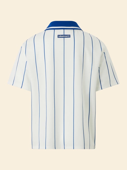 Gestreept voetbal T-shirt met korte mouwen - Kiabi Gestreept voetbal T-shirt met korte mouwen - Kiabi