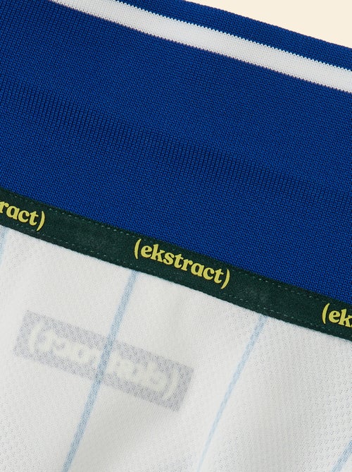 Gestreept voetbal T-shirt met korte mouwen - Kiabi Gestreept voetbal T-shirt met korte mouwen - Kiabi