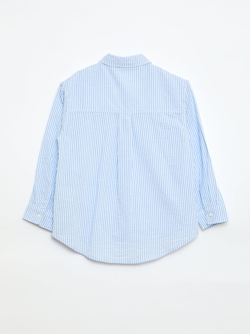 Gestreepte blouse Blauw - Kiabi