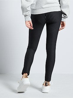 Gestreepte jegging van milanotricot - Kiabi