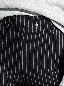 Gestreepte jegging van milanotricot - Kiabi