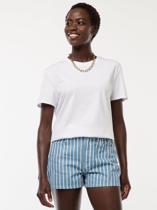 Gestreepte short - Kiabi