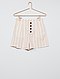     Gestreepte short met knopen afbeelding 1
