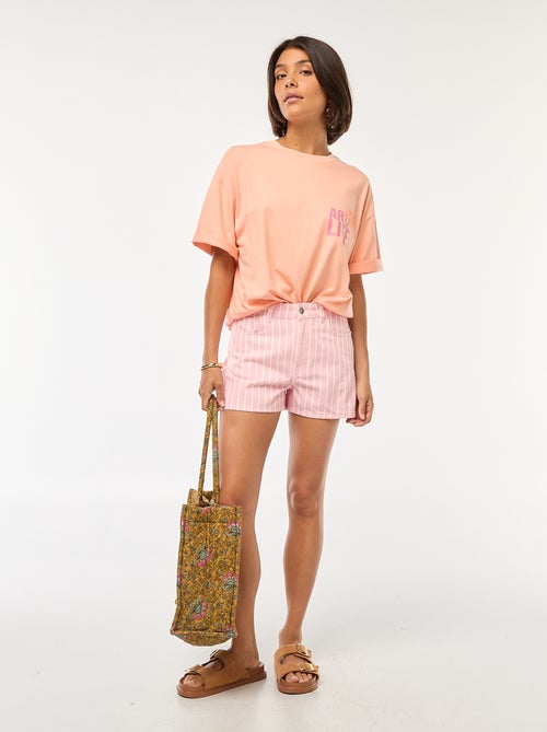 Gestreepte short - Kiabi