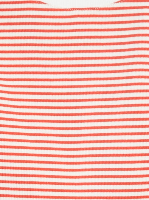 Gestreepte singlet met smal ribbeltje - Kiabi