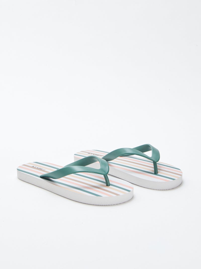Gestreepte slippers ROSE - Kiabi