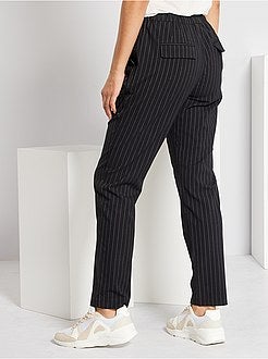 Gestreepte straight-fit broek - Kiabi