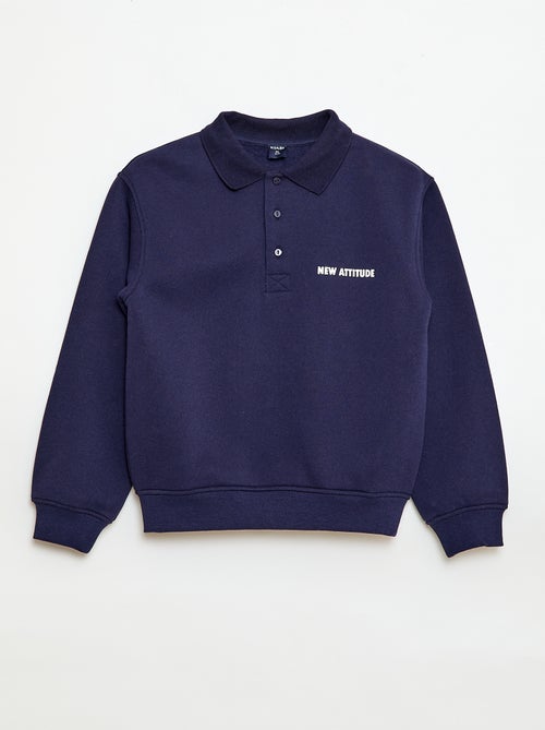 Gestreepte sweater met polokraagje - Kiabi