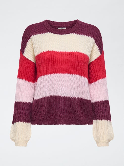 Gestreepte trui 'JDY' - Kiabi