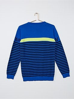 Gestreepte trui van tricot - Kiabi