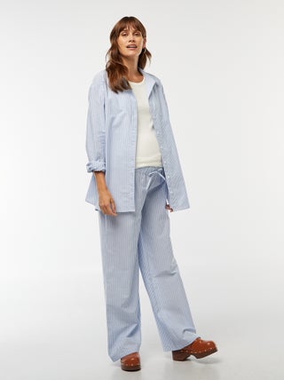 Gestreepte zwangerschapsblouse