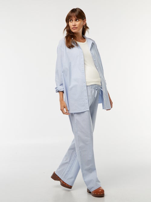 Gestreepte zwangerschapsblouse - Kiabi